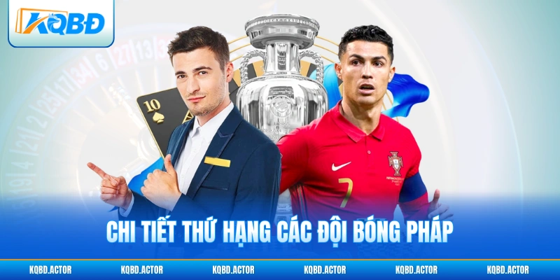 Chi tiết thứ hạng các đội bóng Pháp